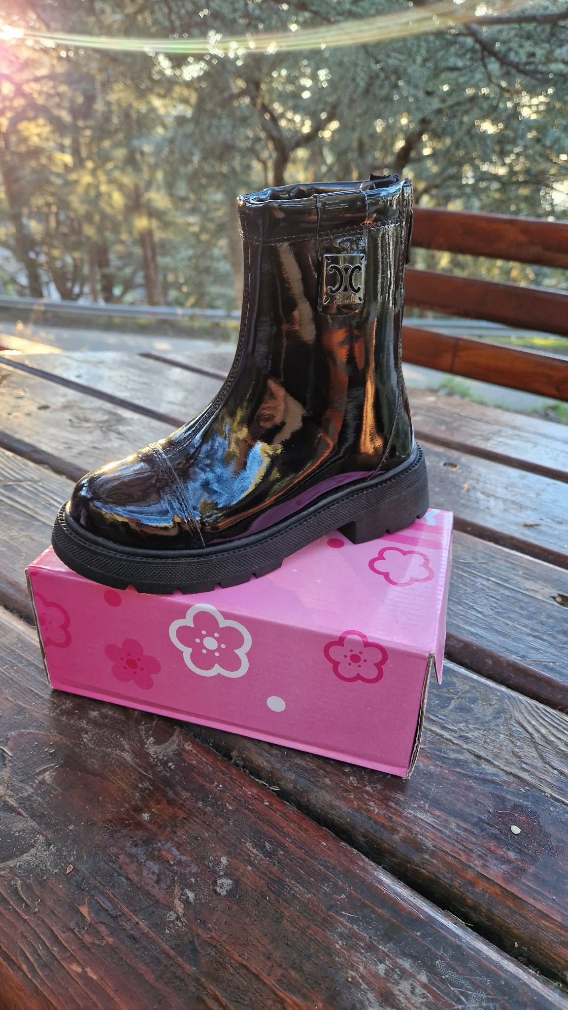 Bottines Chic pour Fille – Style Brillant & Tendance